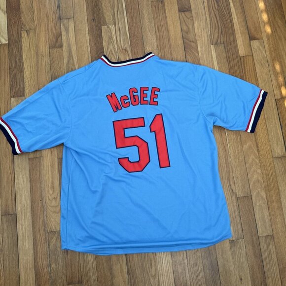 Mitchell & Ness Willie McGee 1982 St. Louis Cardinals Jersey Size XXL - Picture 6 of 6